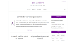 Desktop Screenshot of joeljmiller.com
